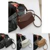 Fashionable Pu Handheld Square Bag For Women In Trendy Black White Khaki Brown Colors