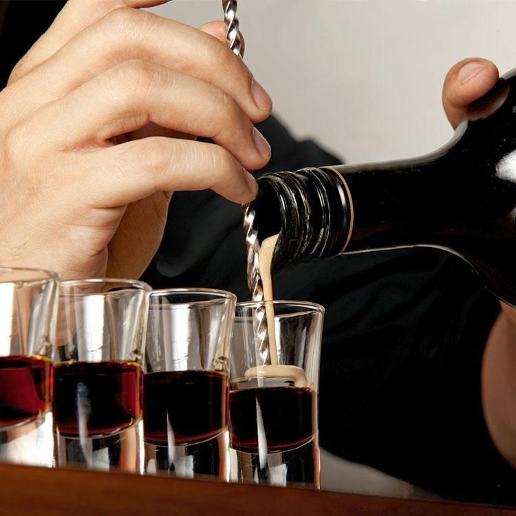 304 Stainless Steel Spoon Spoon Cocktail Bar Spoon Bar Bartender Spoon Milk Tea Stirring Spoon Double Head Bar Spoon Bar Spoon