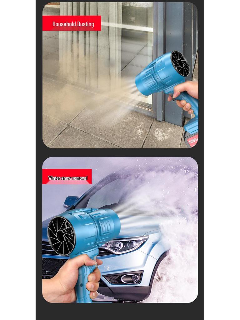 High-Power Lithium Battery Turbine Blower for Car Wash and Dust Removal