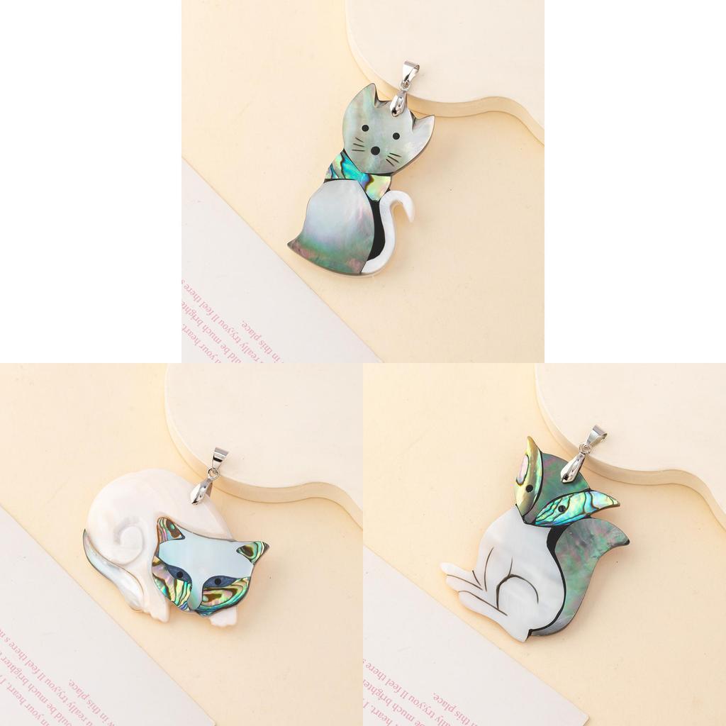 Seashell Animal Pendant With Beads For Handmade Jewelry And Gift Making