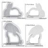 Cute Rabbit Shape Silicone Mold for Tealight Easter Bunny Candlestick Hollow Out Easter Rabbit Candle Holder Molds