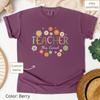 Personalized Teacher Appreciation T-Shirt: Flower Theme Educator Gift