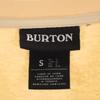 BURTON Long sleeve trainer M cream Brushed back sweatshirt Men's Used