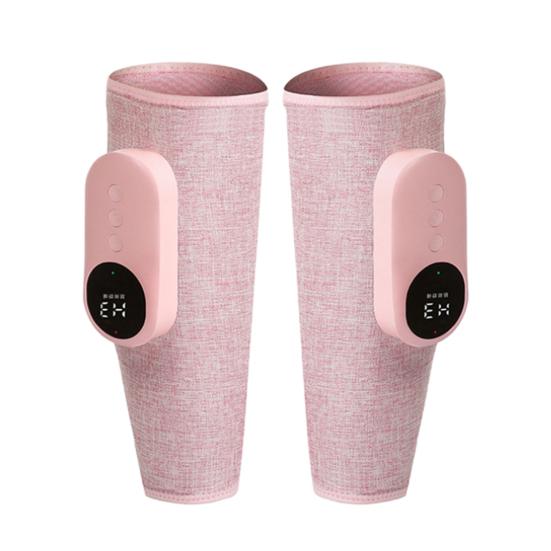 Leg Massager with Heating Function Digital Display Intelligent Auto Timer Rechargeable Thermal Vibration Pressure Massage Machine
