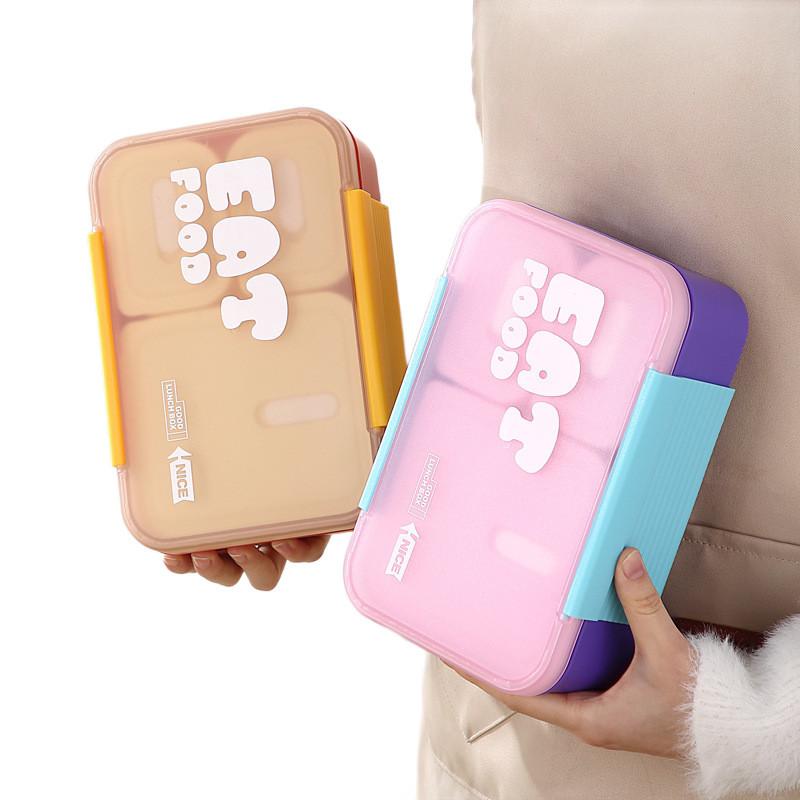 Student Bento Box With Multiple Compartments For Office And School Use