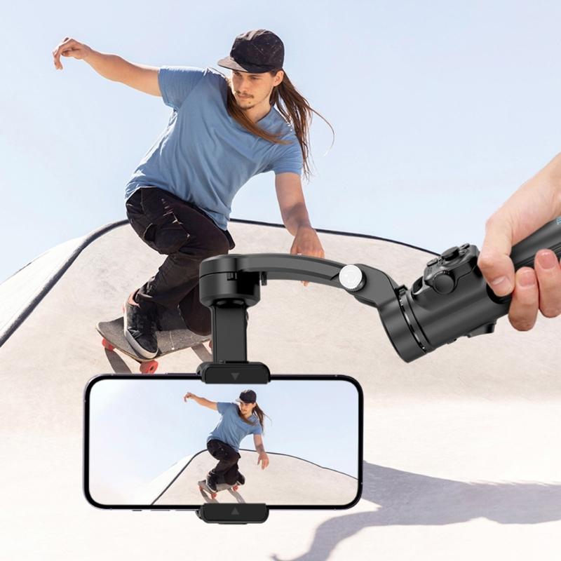 AI Power Orthogonal 3 Line Phone Gimbals Strong Phone Stabilizers Multifunctional Phone Gimbals for Video Recording