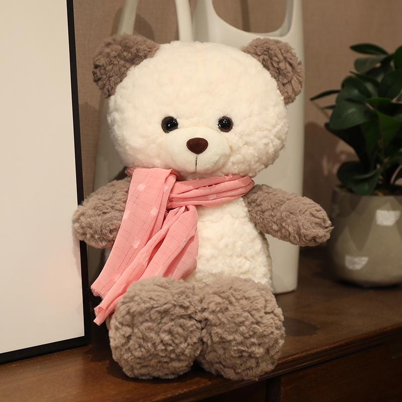 

Милая плюшевая игрушка мишка Тедди, милая мягкая игрушка, красочная панда, плюшевые куклы для детей, девочек, подарки на день рождения, декор для дома 43cm