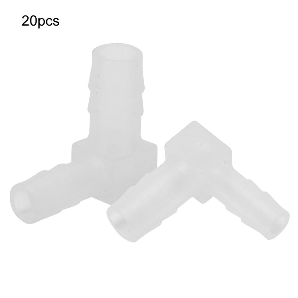 20PCS Aquarium 90 Degrees Elbow Air Pump Pipe Adapter Fish Tank Hose Fittings Connector