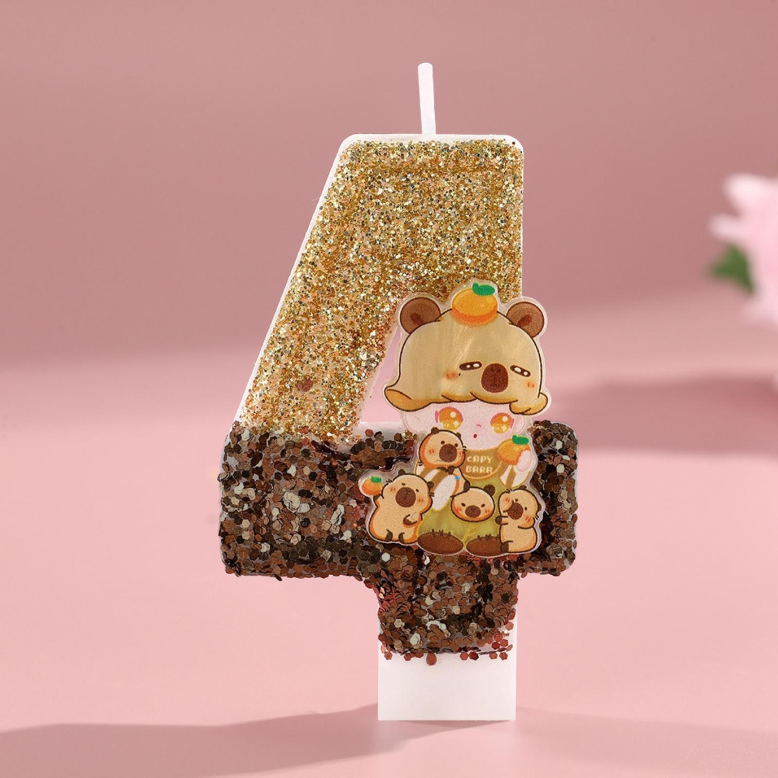 

Cute Cartoon Digital Candles, Birthday Candles, Party Decorations One Size