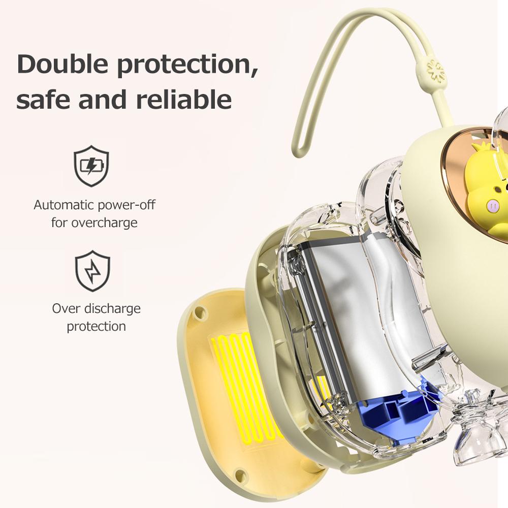 2400mah Hand Warmers,Electric Portable Pocket Heater, 2 Levels Fast Heating Double-Sided Hot Hands