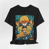 T-shirt Graphique Anime Zenitsu, T-shirt Unisexe, Chemise à Manches Courtes, Cadeau Cosplay, Démon