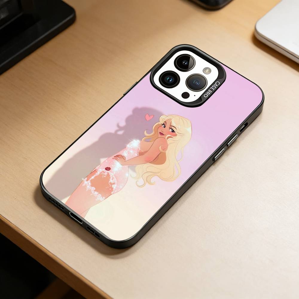 

edgy girl S-Sabrina Carpenter Phone Case For iPhone 17,16,15,14,13,12,11 Plus,Pro Max,XS,Colorful Silver Black Cover iPhone13PRO