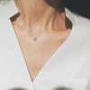 Andara Diamante Moissanite 1ct Argento Sterling S925 Filo da Pesca Trasparente Invisibile Collana a Catena Clavicolare Gioielli da Donna