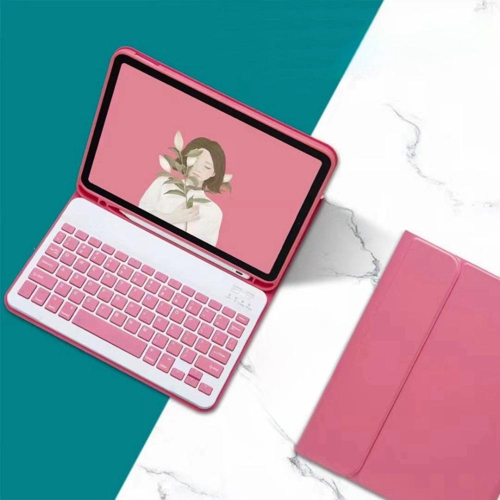 

Чехол-клавиатура с магнитной Bluetooth-клавиатурой, кожаный чехол для iPad 9-го поколения, Air 6 Pro 11 с гнездом для карандаша, защитный чехол 10-го поколения iPad-10th 10.9