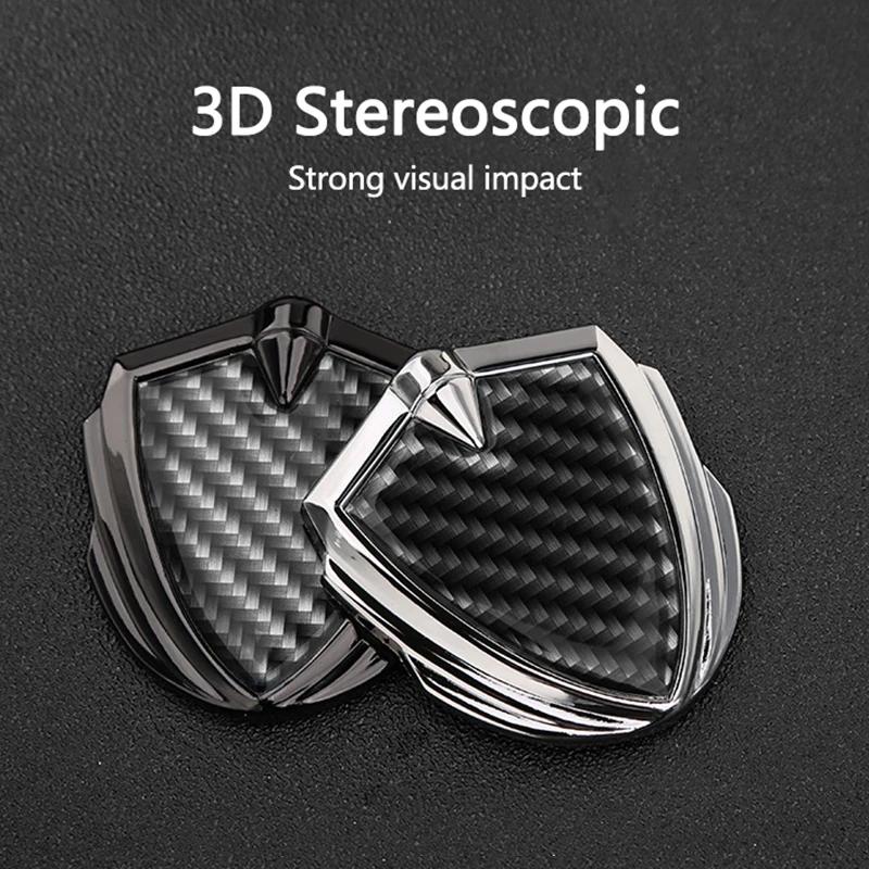 For VOLKSWAGEN VW 3D Metal nn42 Car Fender Side Blade Emblem Sticker Accessories For VW GTI Polo Golf Passat Tiguan Arteon Touareg Ta