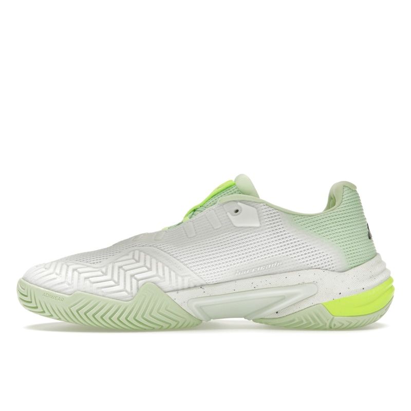Adidas Barricade 13 White Semi Green Spark Men Sneakers Cloud-White Core-Black IG3114