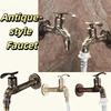 Freeze-Resistant Material Antique Faucet Dragon Head Design Dragon Spout Tap  Mop Pool Application
