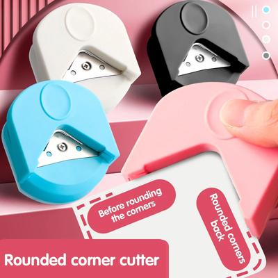 1/2 Pcs Card Rounded Cutter Corner Rounder Paper Portable Hole Trimmer Angle Border Punch Po Scrapbook Office Craft Handtool