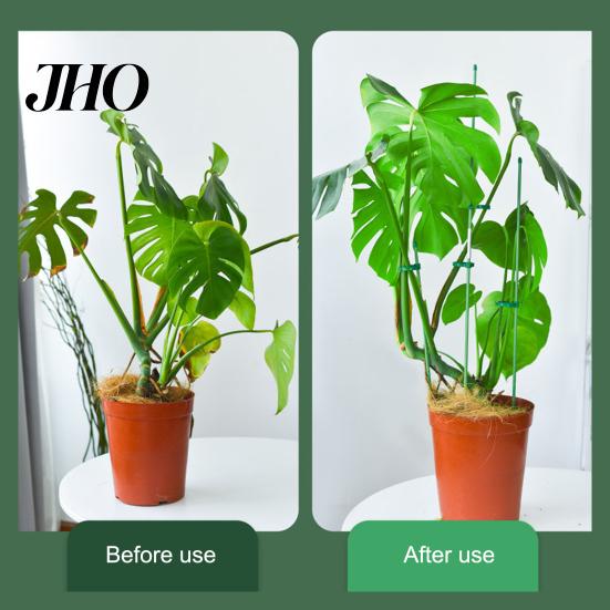 Garden Plant Supports Extendable Stakes Support Set with Movable Clips Adjustable Stem Monstera for Indoor Outdoor Plants Tomato Orchid Climbing