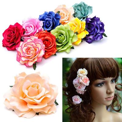 Party Women Bridesmaid Brooch Rose Flower Hairpin Wedding Hair Clip