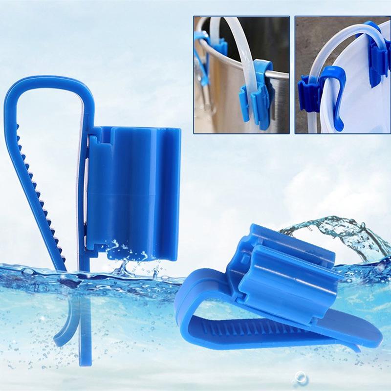 Black Fish Tank Filter Canister Hose Clip and Water Pipe Holder