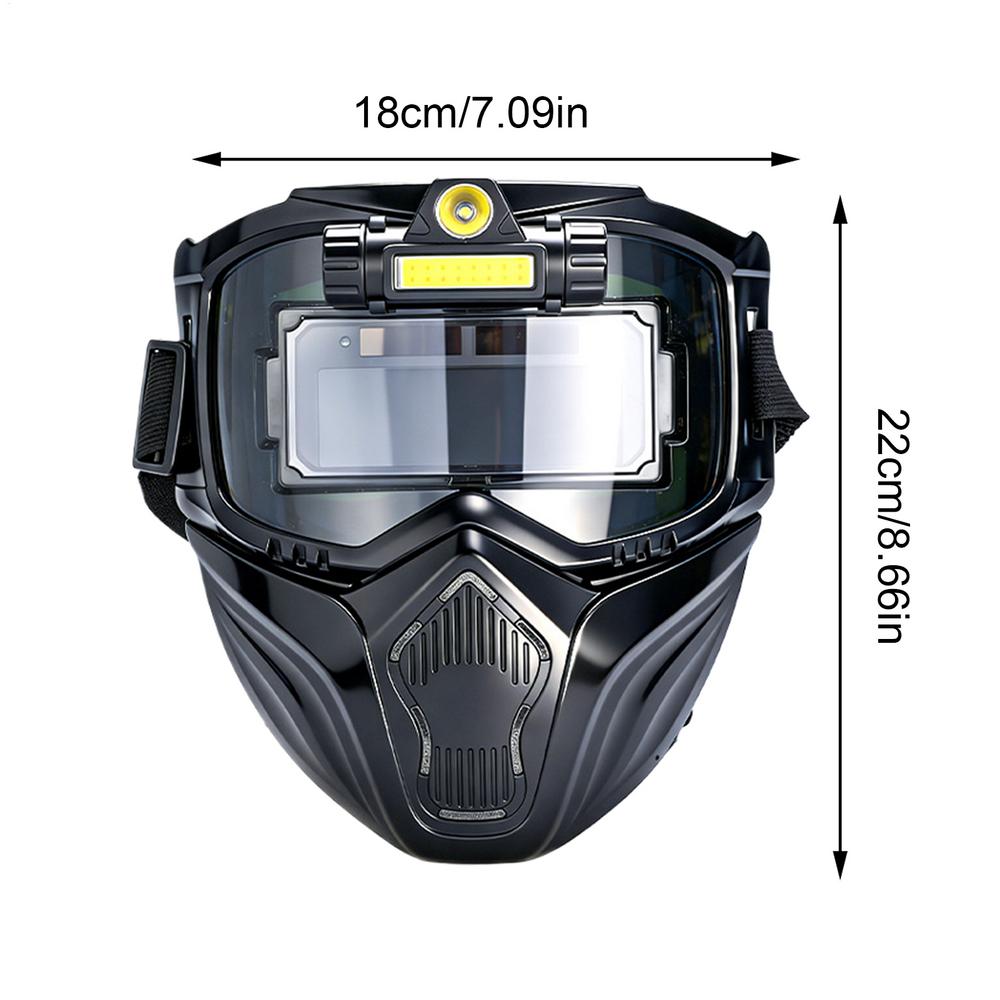 Auto Darkening Welding Helmet 3 Lighting Adjustable Soldar Hood Protector Welding Mask Breathable Welding Protector Welder
