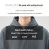 JEANSWEST Men's 2025 Autumn Casual Loose Fit Hooded Sweatshirt