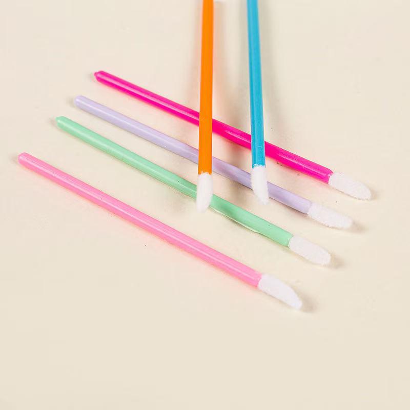 50-Pack Cross-Border Grafted Eyelashes with Solid Rod Lip Brush and Makeup Tool Set