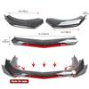 New Car Bumper Front Shovel Universal Modification Decoration Car Front Chassis Anti-collision Strip Front Lip Accessories