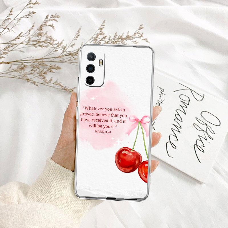

IK14 Bible verse Transparent Phone Case for Motorola Moto G7 G8 G9 G84 G85 G73 G24 G15 Z2 Play Power Plus Motorola Moto G24
