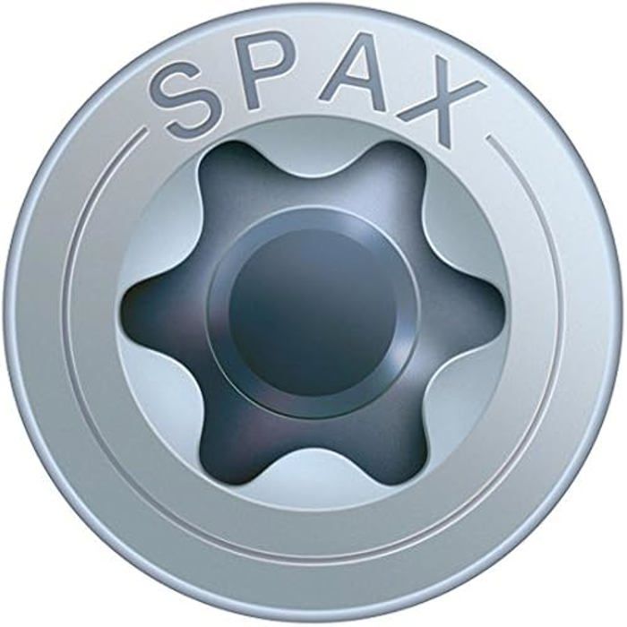 Vis universelle - SPAX - T de Star Plus - Ø4 mm - 50 mm - Acier galvanisé - Torx