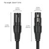 5Pin To 3Pin Auditory Conversion Connection Cable For Professional Auditory And Lighting Equipment, 12Inches