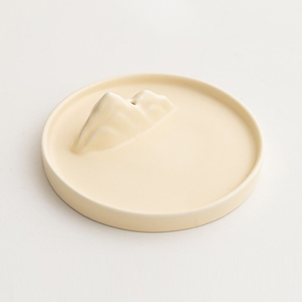 Non-slip Ceramics Incense Burner Smooth Surface Aromatherapy Stand  Aromatherapy Use