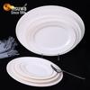 White Melamine Commercial Salad Plate