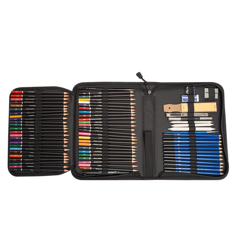 Professional Fine Arts Sketch & Colored Pencils Set - Creative Toolkit for Drawing & Painting