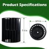 Upgraded 1472A1191 Wheel Package Blower For Coleman,RV Air Conditioner Blower Wheel For Coleman Mach RV AC Fan Parts Of 47003, 47004, 47023, 47024,