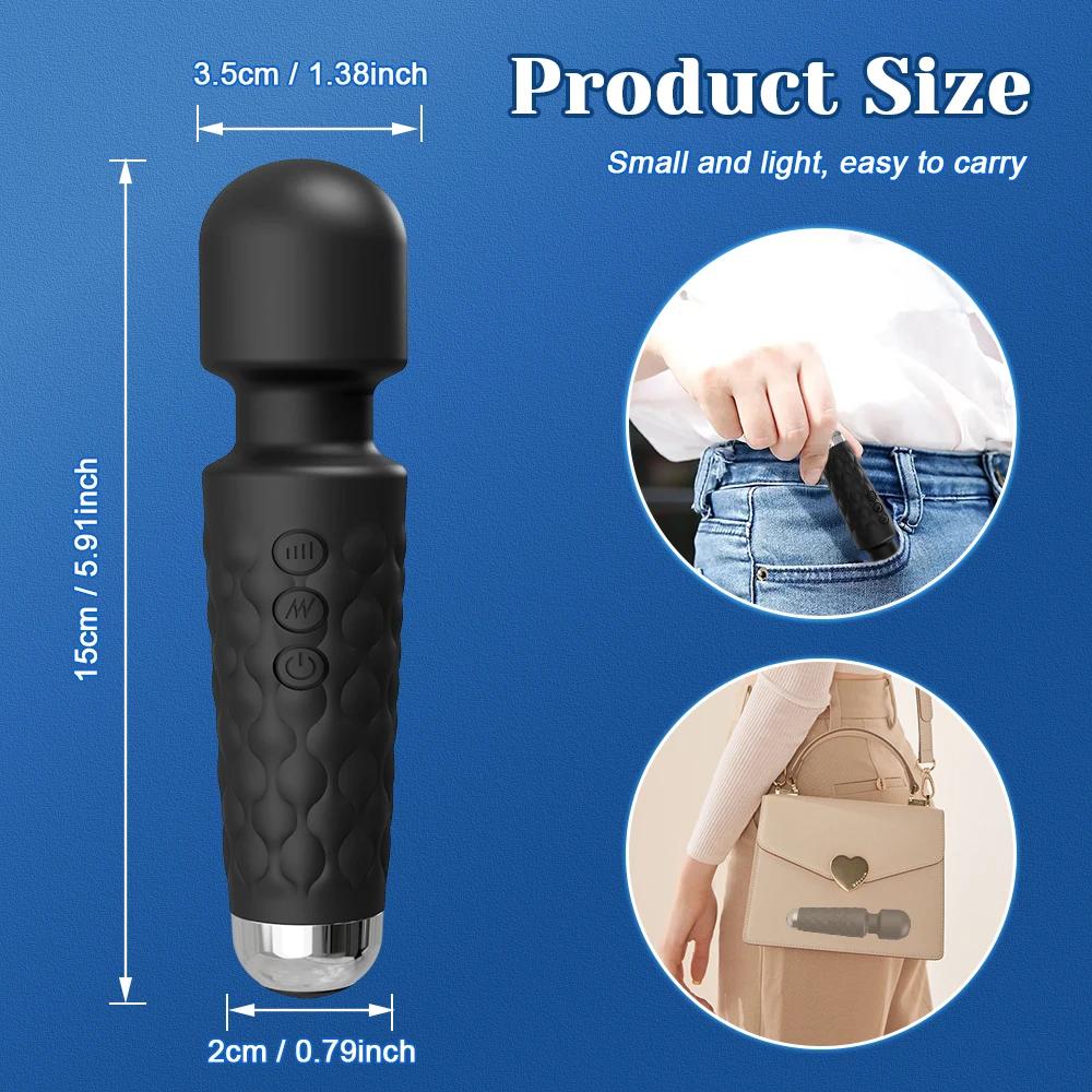 20 Modes Powerful AV Vibrator Magic Wand for Women Clit Clitoris Stimulator Sex Toys Female G spot Massager Adult Erotic Product