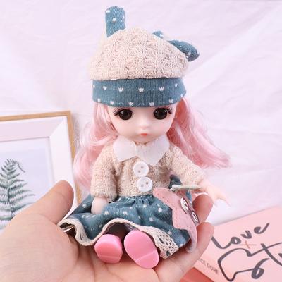 16/17Cm Doll With Clothes Dress 13 Joints Daily Casual Accessories Girl Toys