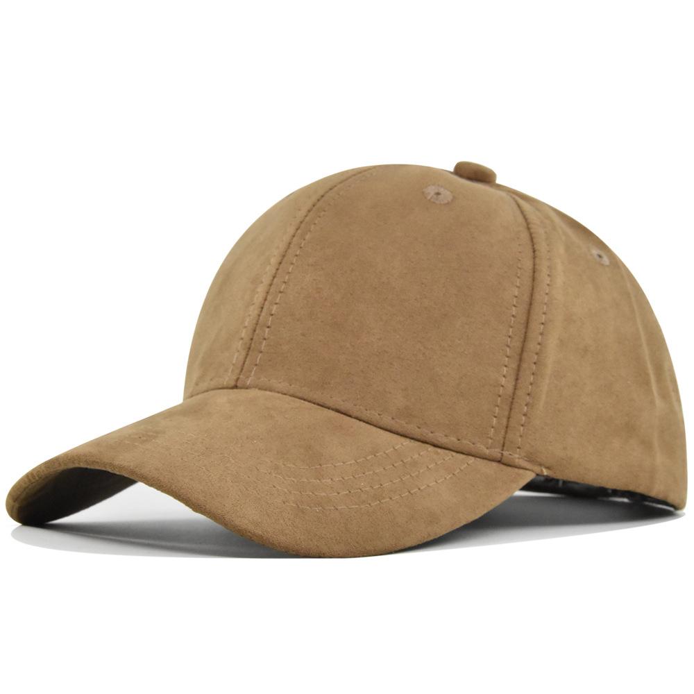 Suede Baseballpet Snapback Verstelbaar Ademend Papa Hoeden Voor Vrouwen En Mannen Unisex Zacht Kunstsuède Casual Effen Kleur Sportpet