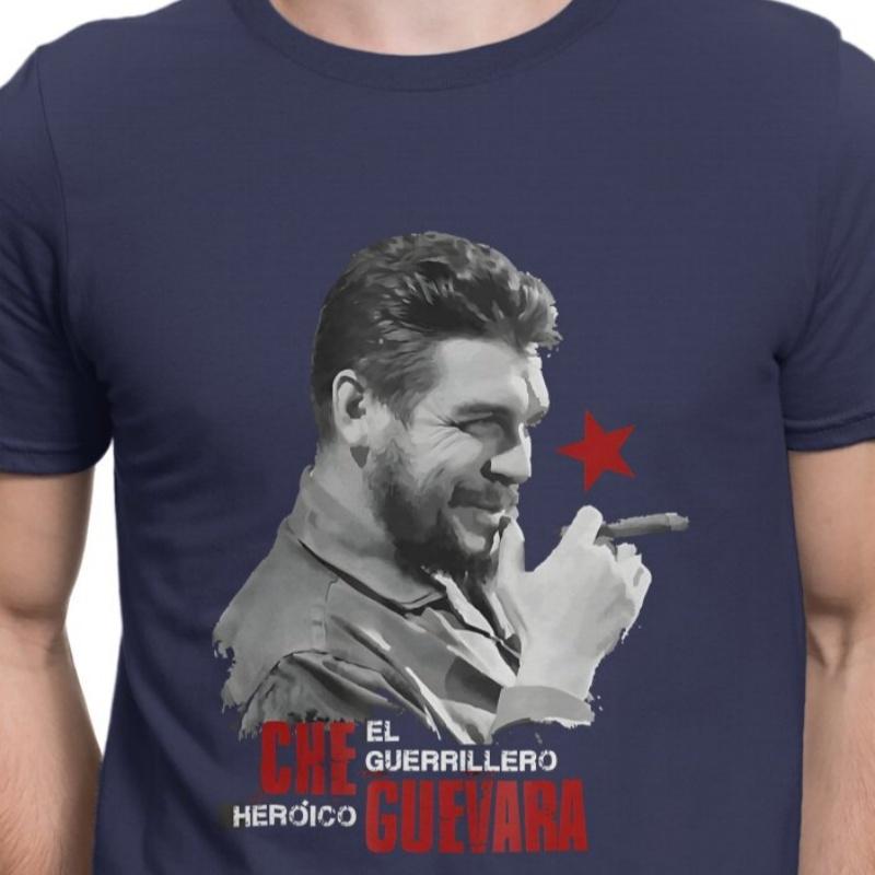 Camisetas De Sonrisa Para Hombre Ropa De Algodn Che Guevara Vintage Unisexga Corta Cuello Redondo Verano