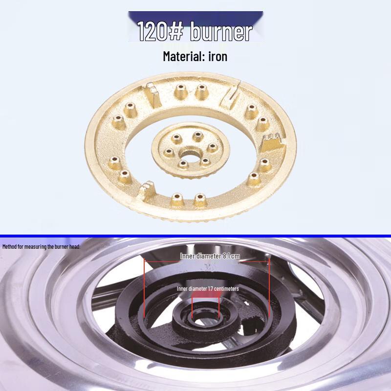 Колпачок горелки и рассекатель пламени для газовой плиты, набор