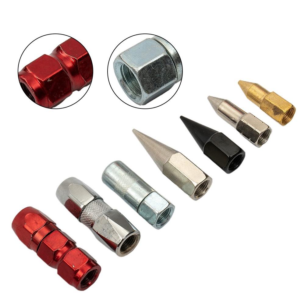 

7pcs Grease Flat Nozzle Nozzle Heavy Duty Grease Explosion-proof Nozzle