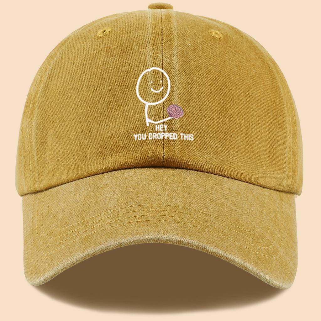 Trendy and Personalized Peaked Cap, Adjustable Outdoor Camping and Travel Check-in Baseball Cap