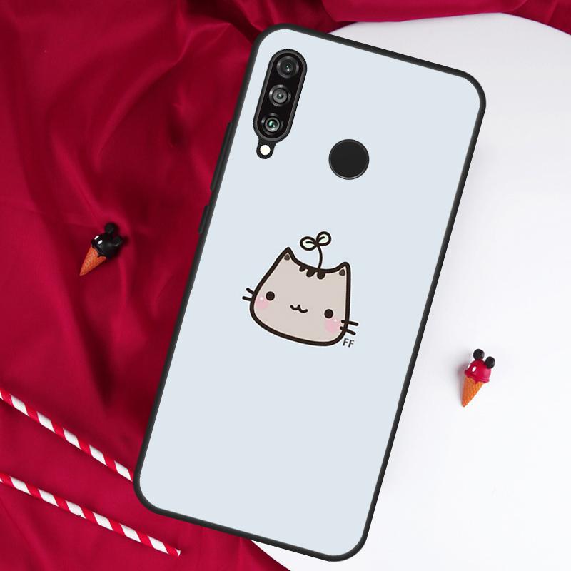 Cute Kawaii Cat For Huawei Nova 5T 12s 12i 11i Y90 Y70 Y60 Y61 Y91 Y72 9 10 SE P20 P40 Lite P60 P30 Pro Case