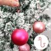 50 100Pcs Christmas Ornament Metal S-Shaped Hooks Holders Christmas Tree Ball Pendant Hanging Decoration For Home New Year