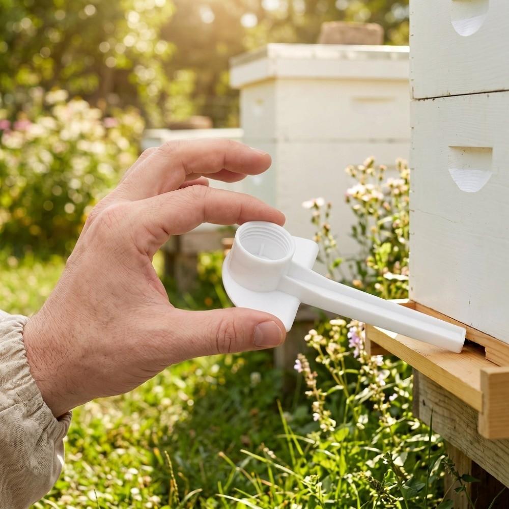 20Pcs Tasteless Bee Water Feeder Plastic Multifunction Bee Water Feeder  Beekeeping
