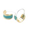 Earrings copper light luxury niche design earrings