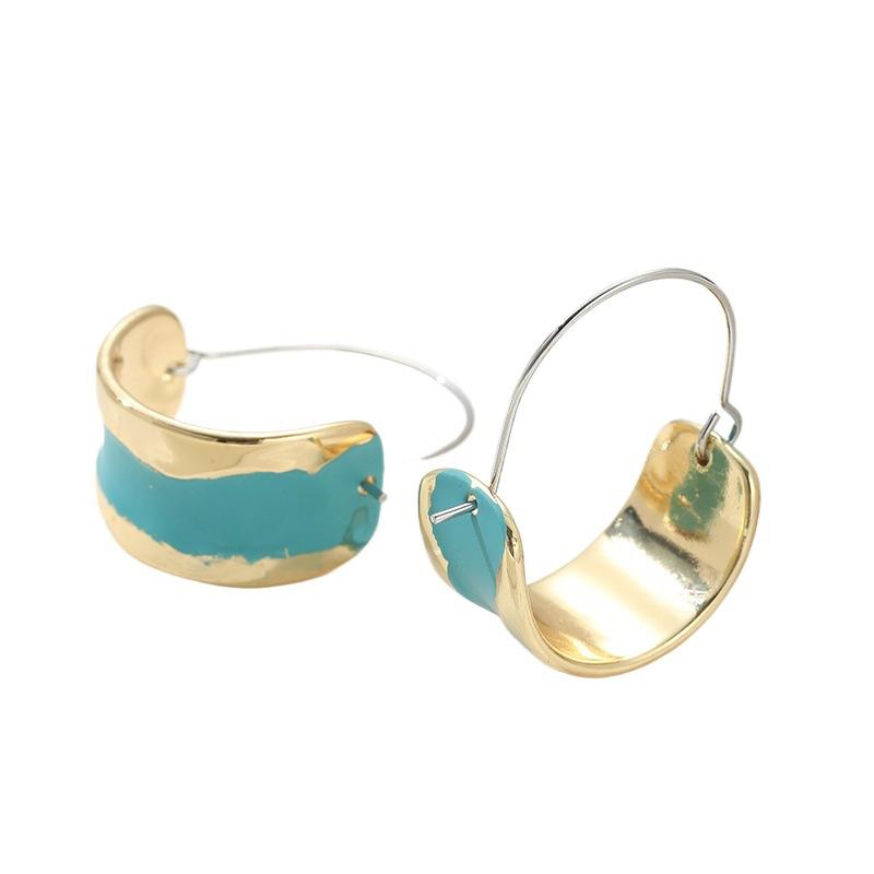 Earrings copper light luxury niche design earrings