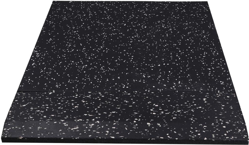 ISL Rubber Training Mat Set of 25mm 50x15cm Ramps, 4, Black, Thick,