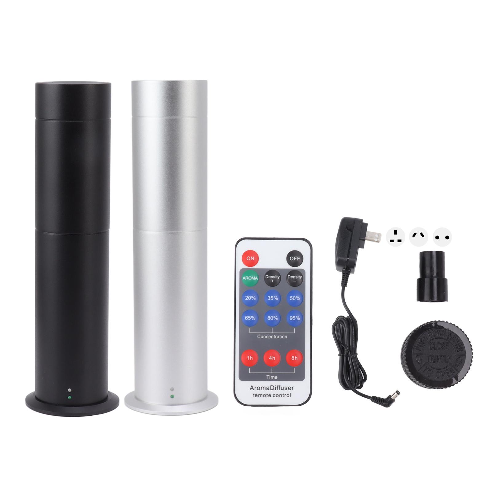 

Интеллектуальный аппарат для ароматерапии 120 мл 100‑240 В с дистанционным управлением, цилиндрический аппарат для ароматерапии, диффузор эфирных масел для отеля EU чёрный